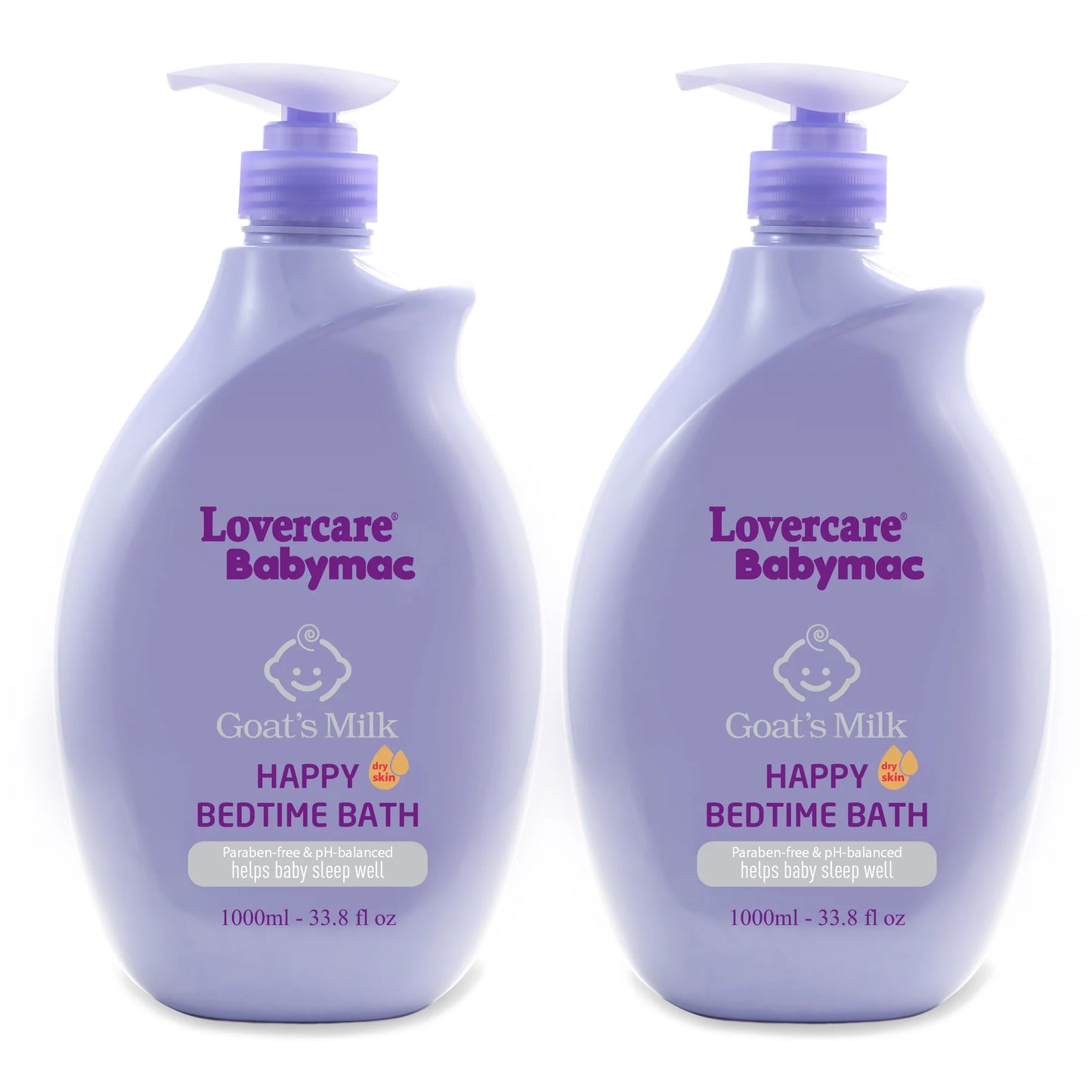 2-Pack Goat'S Milk Happy Bedtime Bath-33.8 Fl Oz (1000Ml)